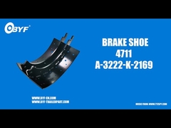 OEM MERITOR A3222K2169 American Type FMSI 4711 Drum Brake Shoe